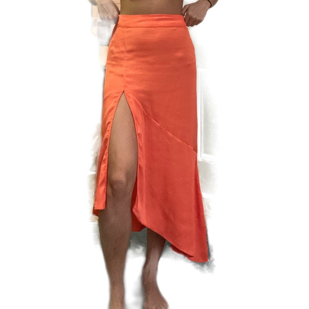 SOLD Free People satin skirt